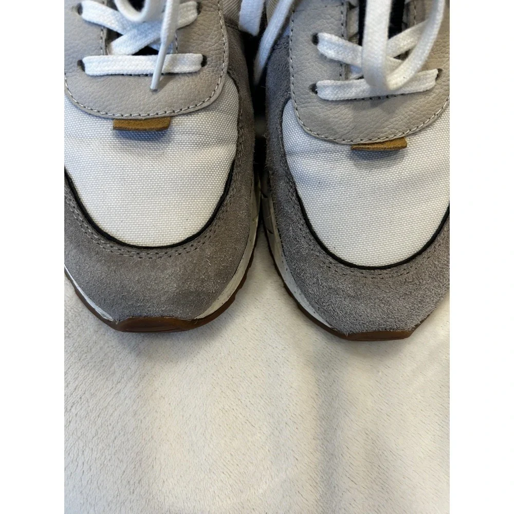 Madewell Kickoff Trainer Sneakers Canvas and Suede Mens 7 Womens‎ 8.5 MD821 - Picture 8 of 9